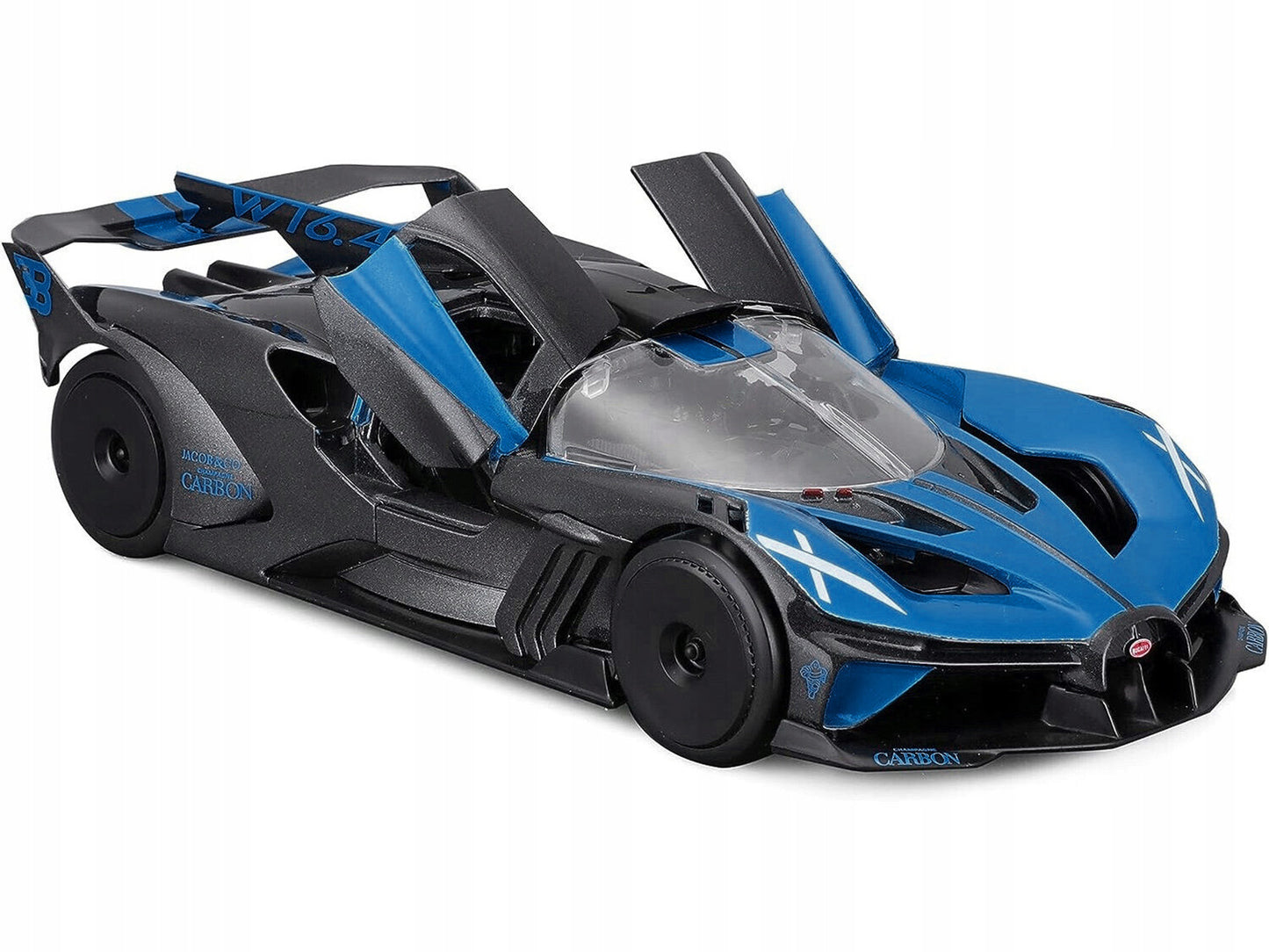 Bugatti Bolide Blue and Black Metallic "Special Edition" Series - Premium Bugatti Models from Maisto - Just $55.56! Shop now at Rapidvehicles