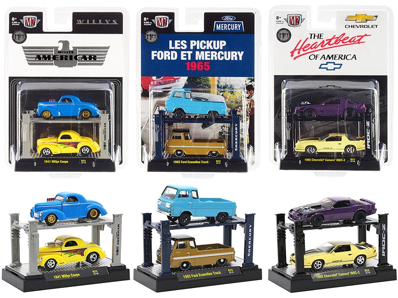 "Auto Lifts" Set of 6 pieces Series 23 Limited Edition to 6050FREE SHIPPING IN US - Premium 1/64 Scale Sets from M2 - Just $70.19! Shop now at Rapidvehicles