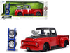 1956 Ford F-100 Pickup Truck Red and Dark Gray Metallic with Extra Wheels "Just Trucks" Series 1/24 Diecast Model Car by Jada - Premium Pickup Trucks Models from Jada - Just $54.99! Shop now at Rapidvehicles