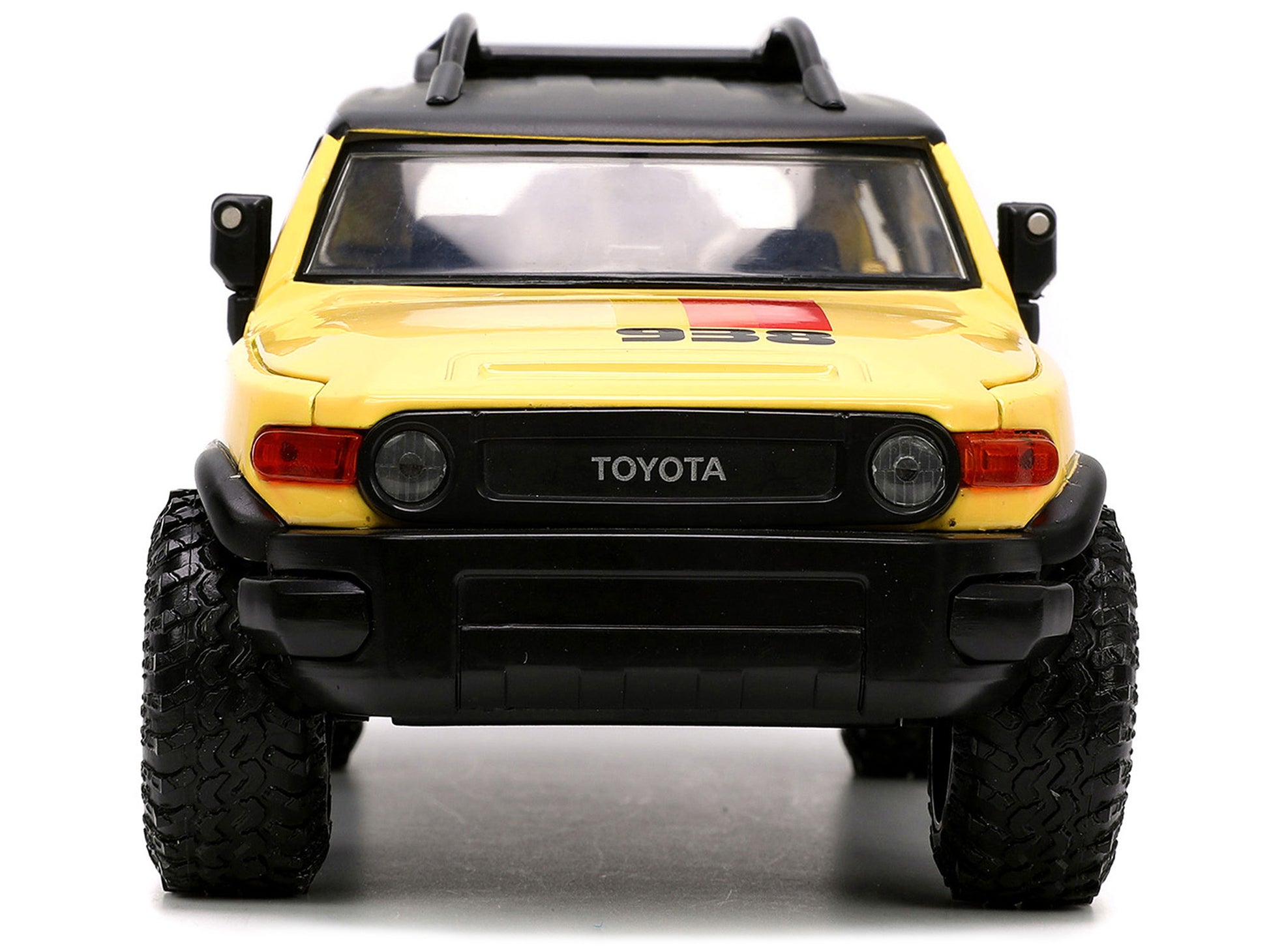 Toyota FJ Cruiser #938 Cream with Matt Black Top with Roof Rack - Premium Toyota Models from Jada - Just $61.19! Shop now at Rapidvehicles