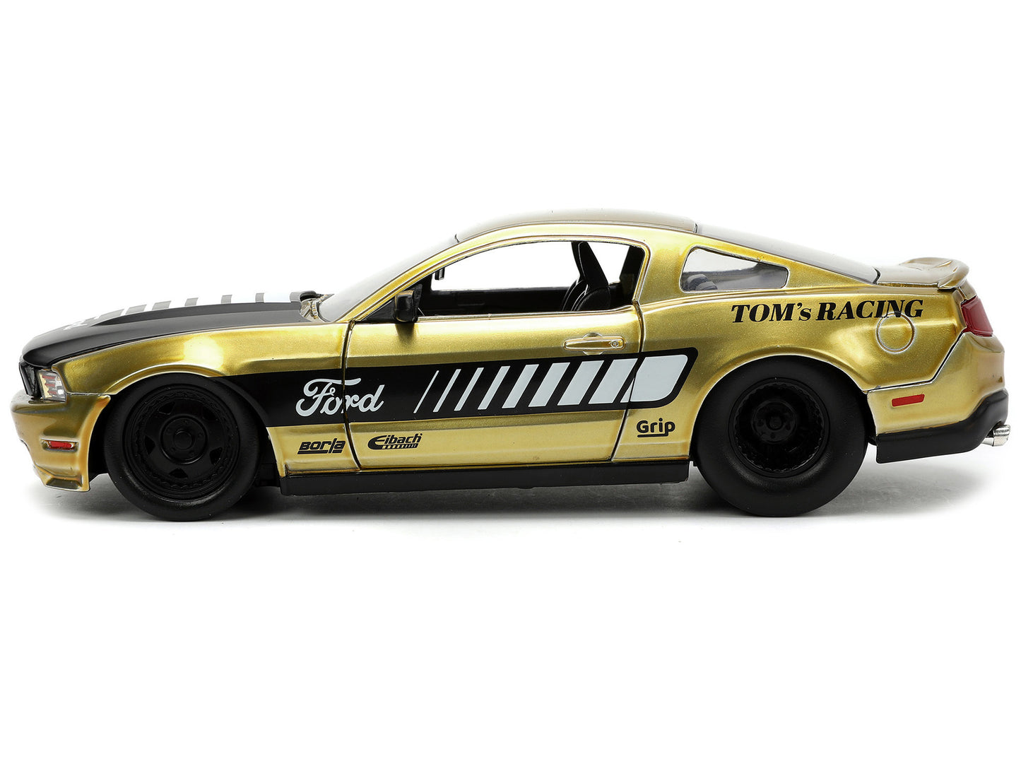 2010 Ford Mustang GT Gold Metallic with Black Graphics and Hood