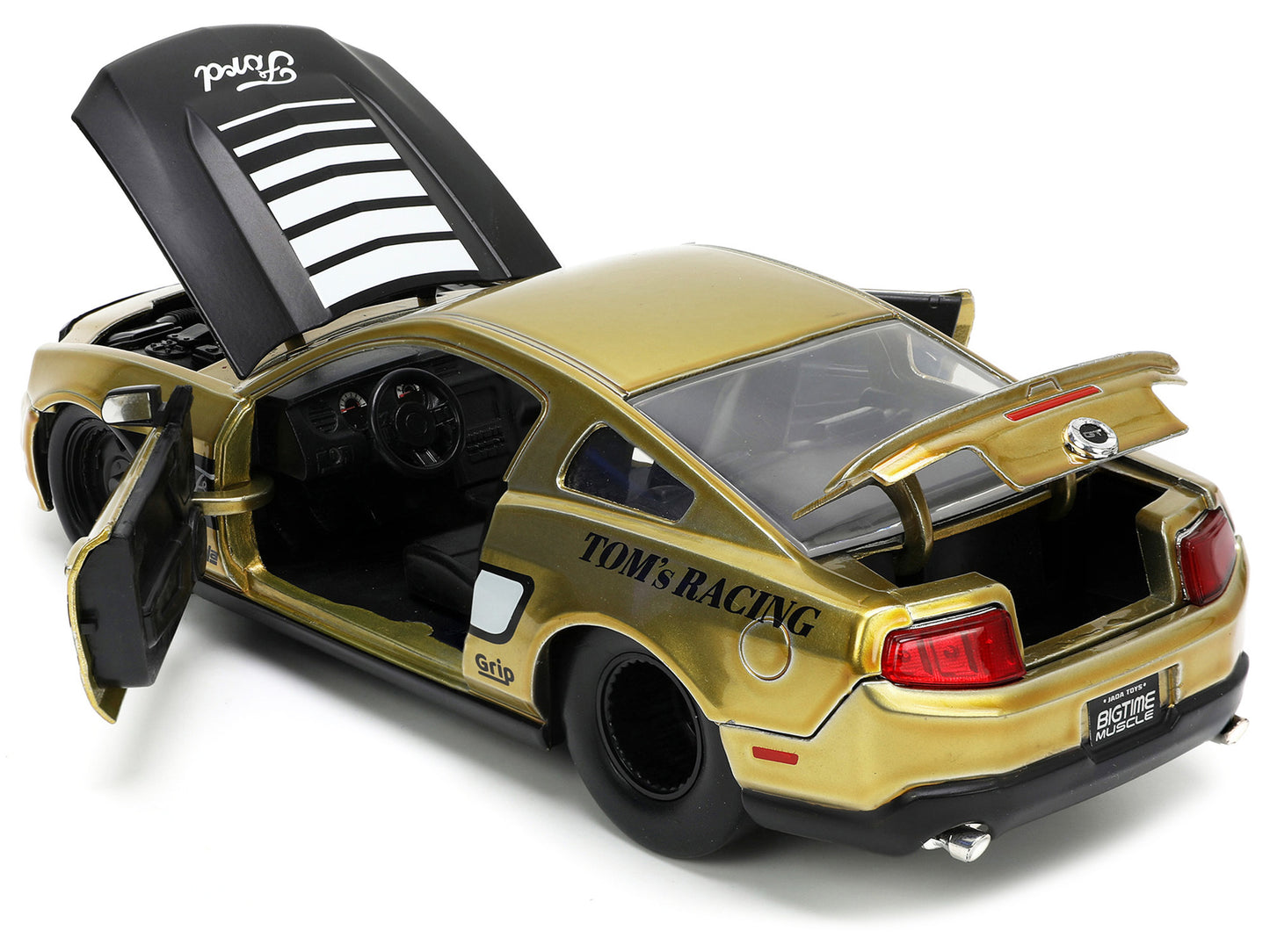 2010 Ford Mustang GT Gold Metallic with Black Graphics and Hood