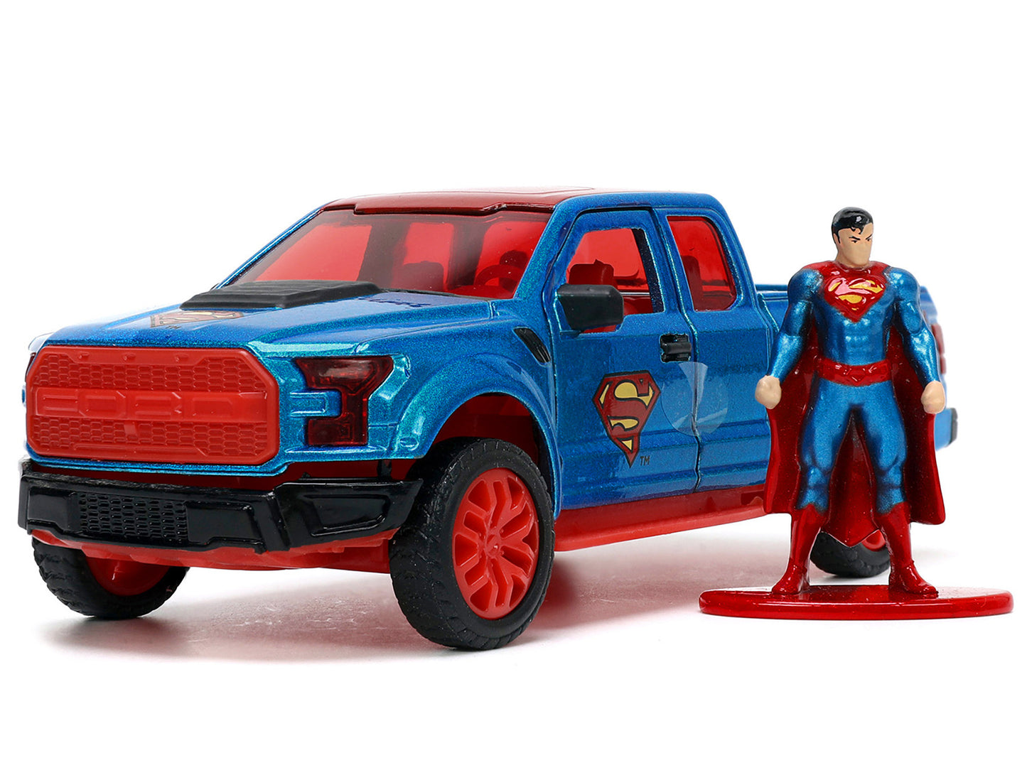 2017 Ford F-150 Raptor Pickup Truck Blue Metallic and Red with - Premium Movie/TV Series Models from Jada - Just $26.92! Shop now at Rapidvehicles