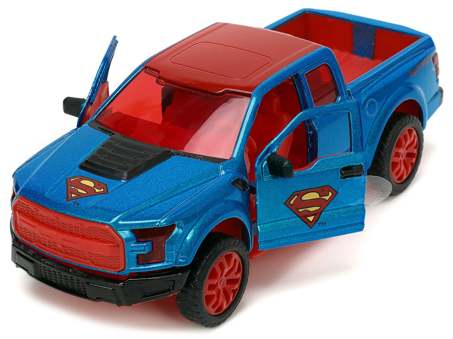 2017 Ford F-150 Raptor Pickup Truck Blue Metallic and Red with - Premium Movie/TV Series Models from Jada - Just $26.92! Shop now at Rapidvehicles