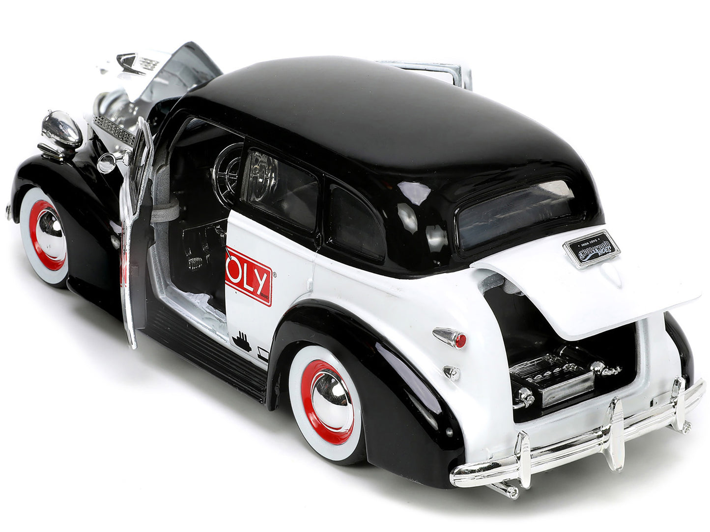 1939 Chevrolet Master Deluxe Black and White "Monopoly" and Mr. - Premium Movie/TV Series Models from Jada - Just $64.79! Shop now at Rapidvehicles