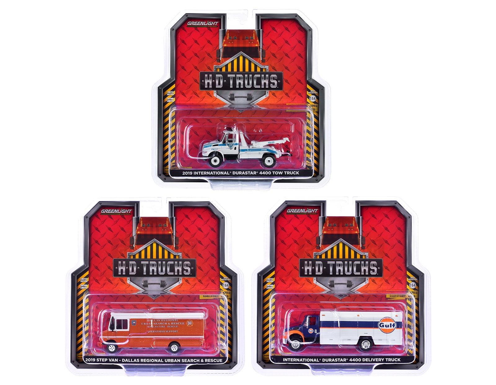 "Heavy Duty H.D. Trucks" Set of 3 pieces Series 25 1/64 Diecast Models by Greenlight - Premium 1/64 Scale Sets from Greenlight - Just $70.49! Shop now at Rapidvehicles