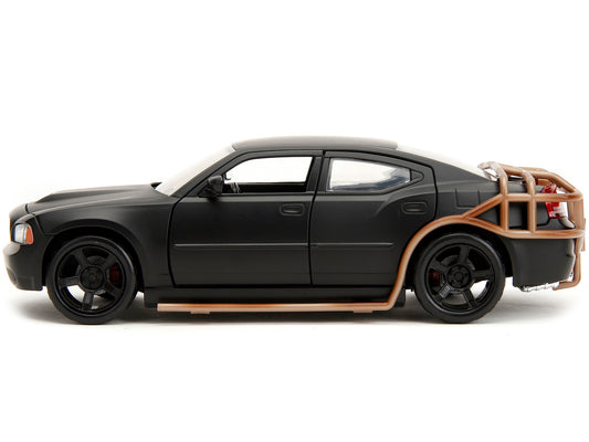 2006 Dodge Charger Matt Black with Outer Cage "Fast & Furious"