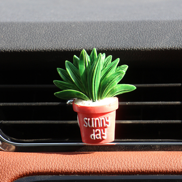 Car Air Freshener Plants Perfume Vent Outlet Air Conditioning Fragrance Clip Cute Creative Ornaments Interior Auto Accessories - Premium Interior Parts from Rapidvehicles - Just $9.59! Shop now at Rapidvehicles