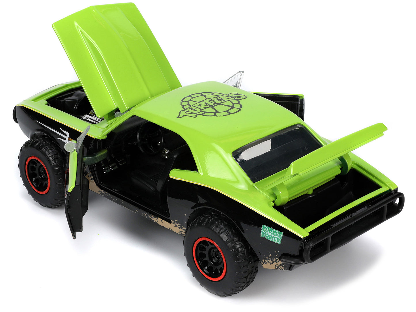 1967 Chevrolet Camaro Offroad Bright Green and Matt Black (Dirty