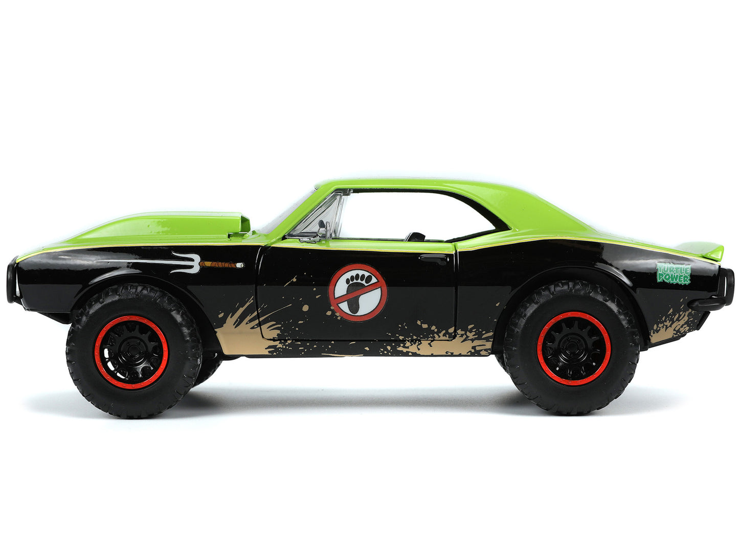 1967 Chevrolet Camaro Offroad Bright Green and Matt Black (Dirty