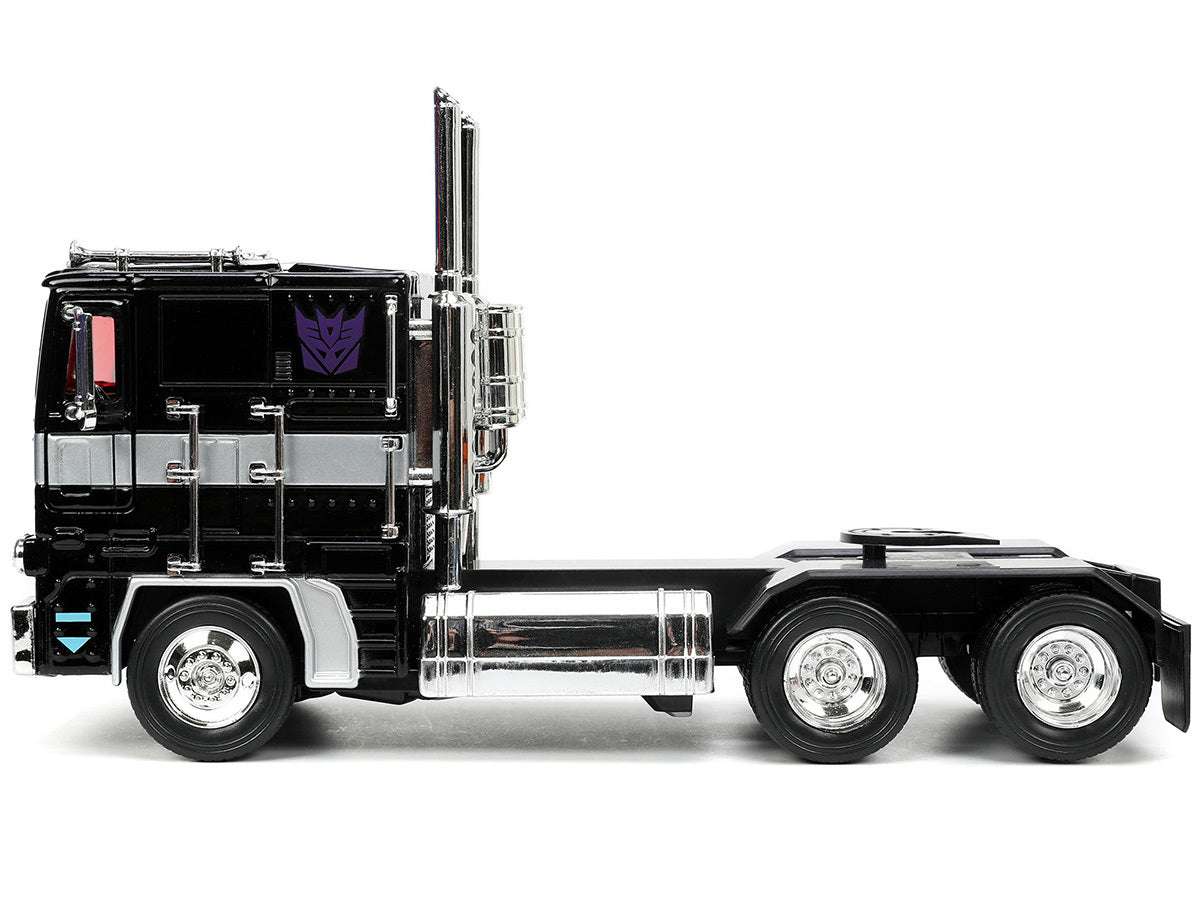 Decepticon Nemesis Prime with Robot on Chassis "Transformers" TV Series "Hollywood Rides" Series 1/24 Diecast Model by Jada - Premium Movie/TV Series Models from Jada - Just $62.79! Shop now at Rapidvehicles