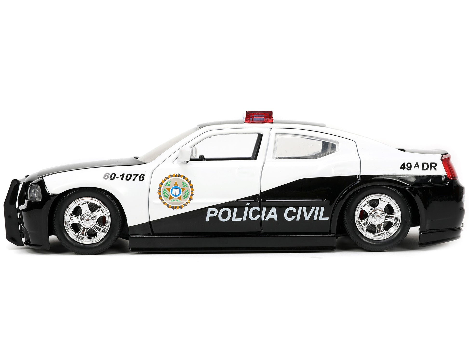 2006 Dodge Charger Police Black and White "Policia Civil" "Fast & - Premium Fast & Furious Models from Jada - Just $53.09! Shop now at Rapidvehicles