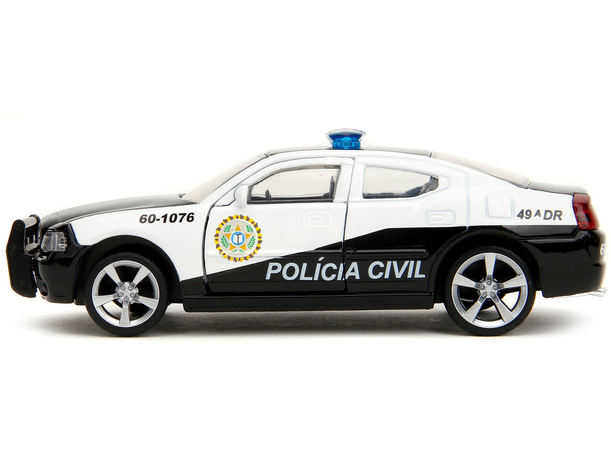 2006 Dodge Charger Police Black and White "Policia Civil" "Fast & - Premium Fast & Furious Models from Jada - Just $26.68! Shop now at Rapidvehicles