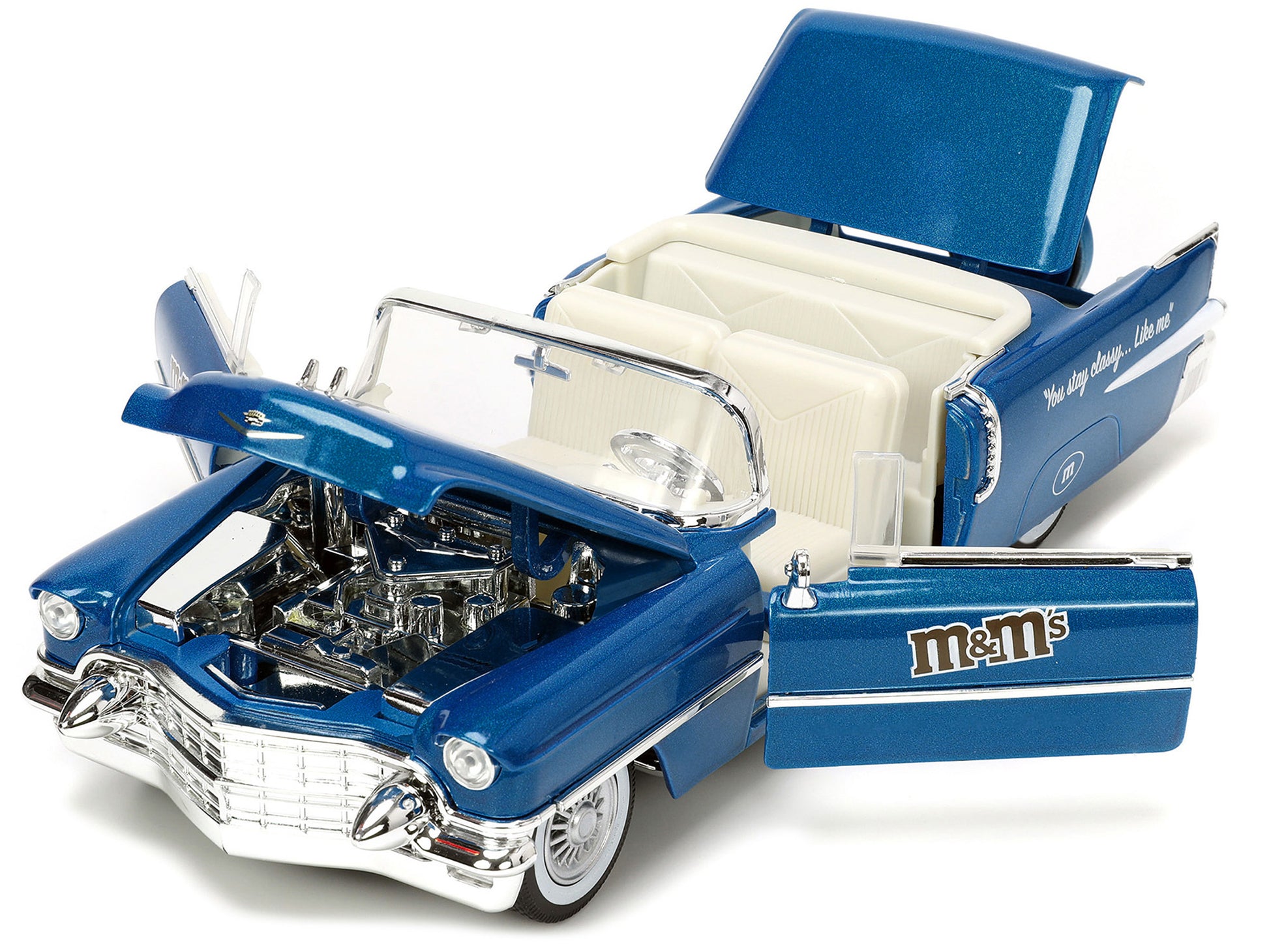 1956 Cadillac Eldorado Convertible Blue Metallic with Cream - Premium Movie/TV Series Models from Jada - Just $59.99! Shop now at Rapidvehicles