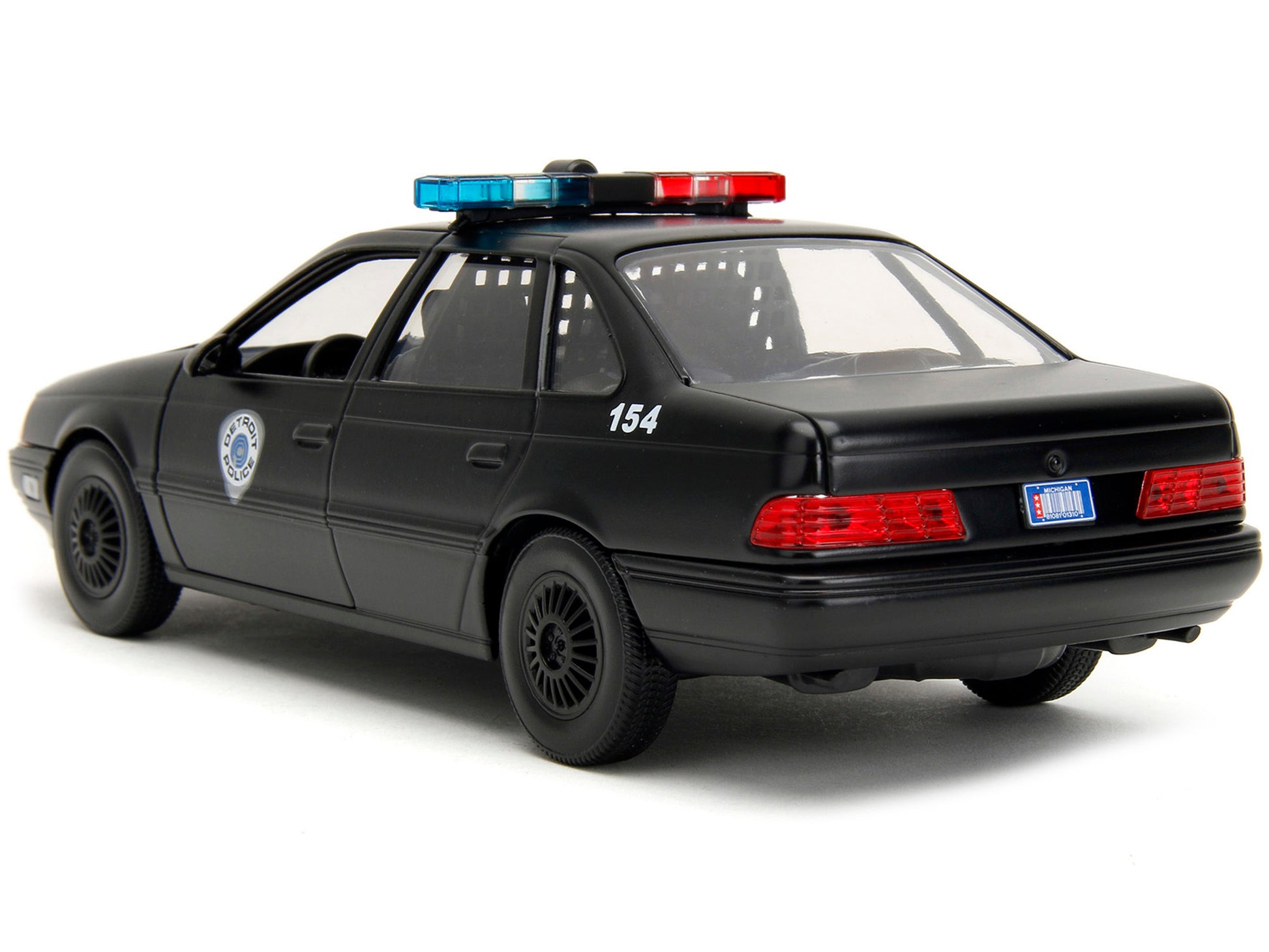 Ford Taurus OCP Matt Black "Detroit Police" and Robocop Diecast - Premium Movie/TV Series Models from Jada - Just $64.79! Shop now at Rapidvehicles