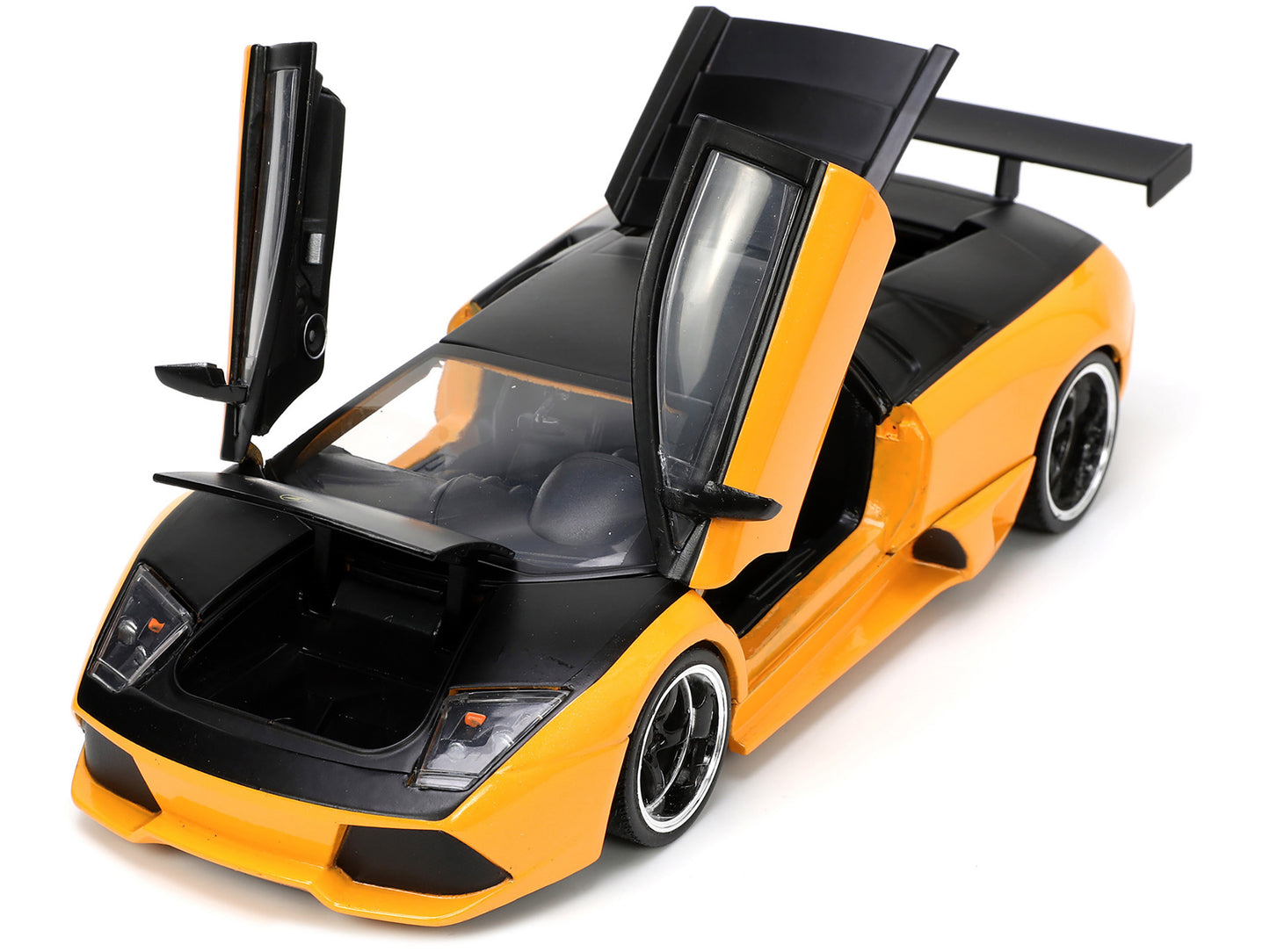 Lamborghini Murcielago LP 640 Yellow Metallic and Matt Black - Premium Lamborghini Models from Jada - Just $62.09! Shop now at Rapidvehicles