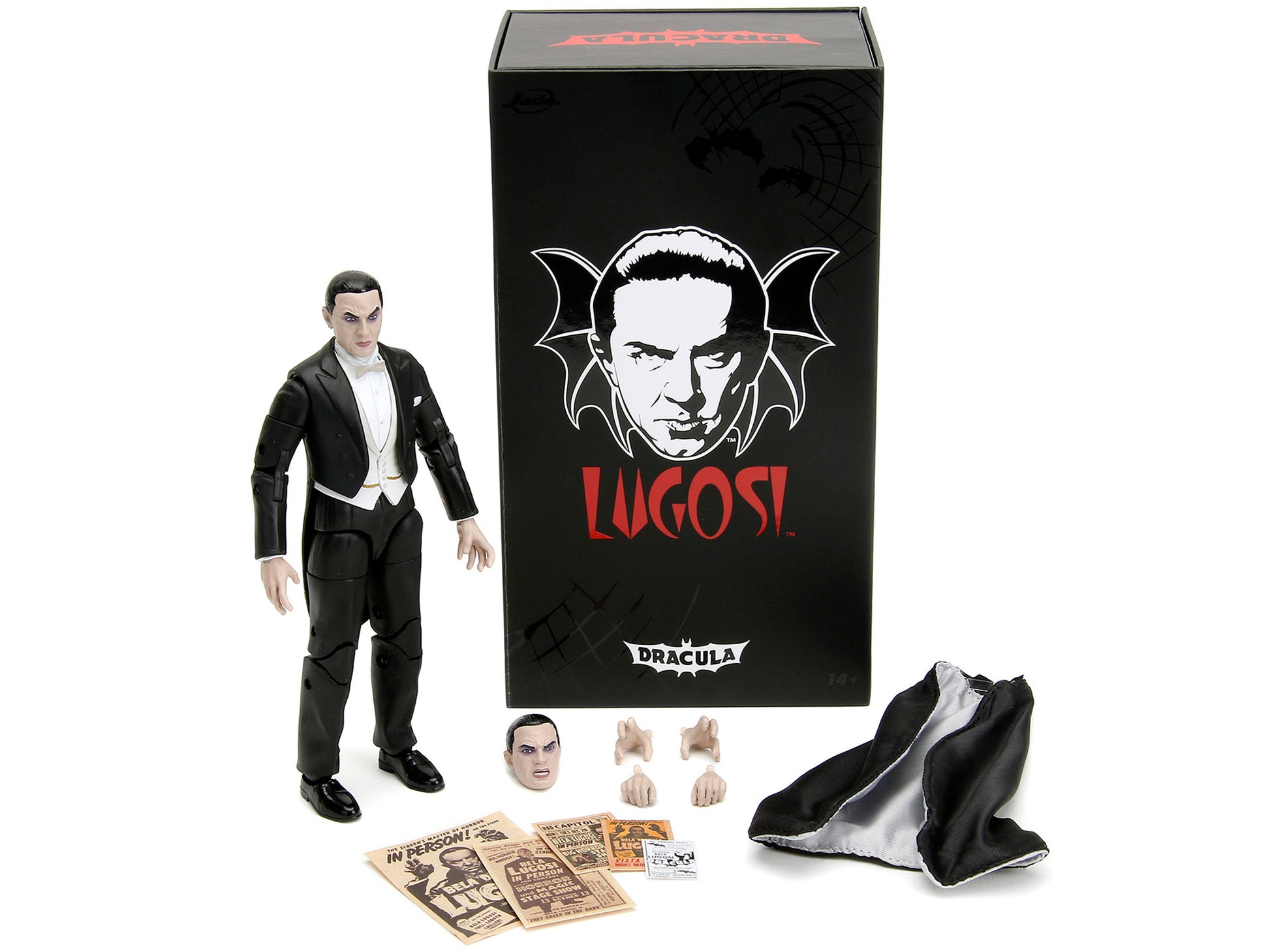 Bela Lugosi Dracula 6" Moveable Figure with Accessories by Jada - Premium Figures from Jada - Just $63.99! Shop now at Rapidvehicles