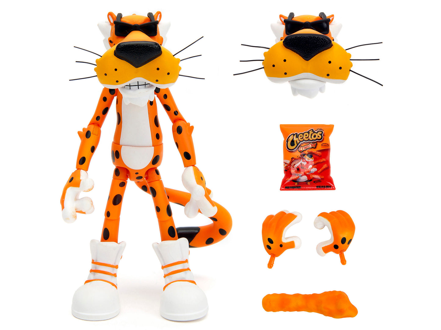 Chester Cheetah 5.5" Figure with Accessories and Alternate Head - Premium Figures from Jada - Just $65.99! Shop now at Rapidvehicles