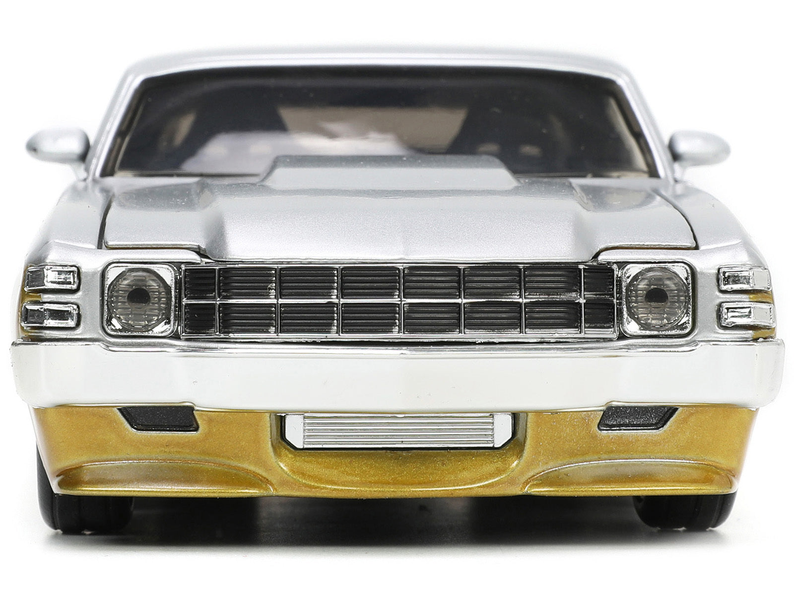 1970 Chevrolet Chevelle SS Gold and Silver Metallic "Bigtime Muscle" 1/24 Diecast Model Car by Jada - Premium Chevrolet Models from Jada - Just $53.95! Shop now at Rapidvehicles