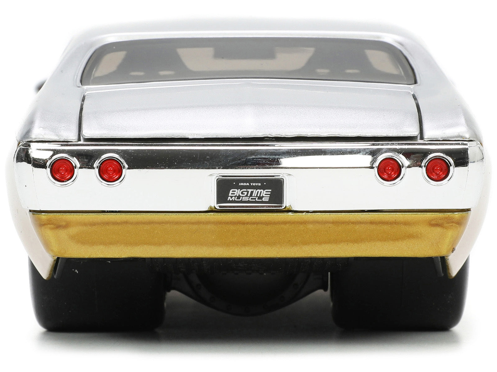 1970 Chevrolet Chevelle SS Gold and Silver Metallic "Bigtime Muscle" 1/24 Diecast Model Car by Jada - Premium Chevrolet Models from Jada - Just $45.99! Shop now at Rapidvehicles