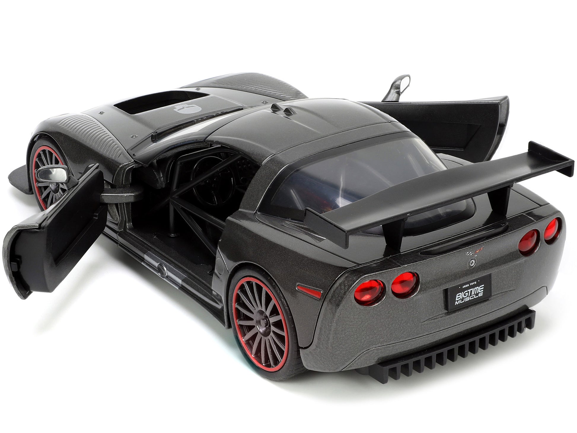 2005 Chevrolet Corvette C6-R Dark Gray Metallic "Corvette Racing" - Premium Corvette Models from Jada - Just $64.99! Shop now at Rapidvehicles