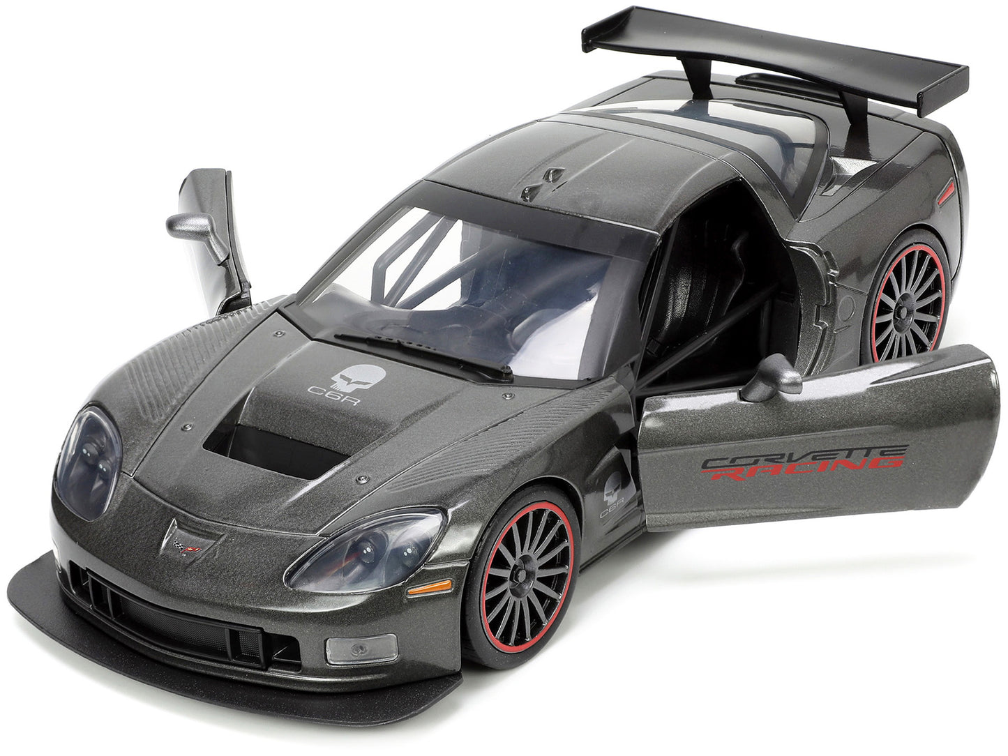 2005 Chevrolet Corvette C6-R Dark Gray Metallic "Corvette Racing" - Premium Corvette Models from Jada - Just $64.99! Shop now at Rapidvehicles