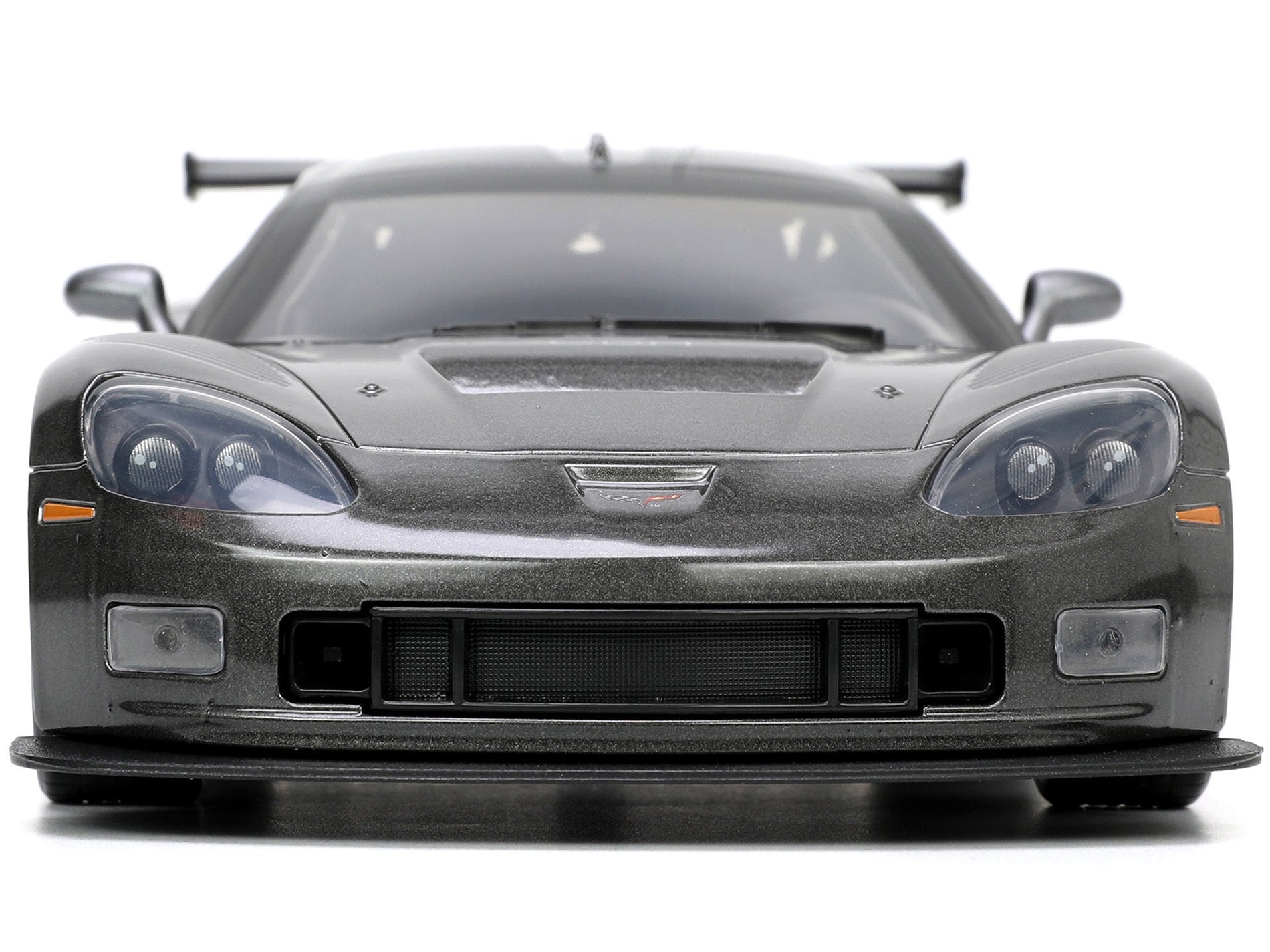 2005 Chevrolet Corvette C6-R Dark Gray Metallic "Corvette Racing" "Bigtime Muscle" Series 1/24 Diecast Model Car by Jada - Premium Corvette Models from Jada - Just $53.95! Shop now at Rapidvehicles