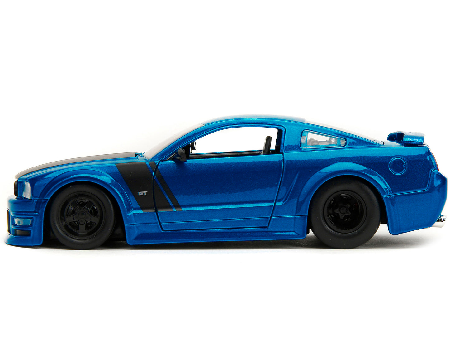 2006 Ford Mustang GT Blue Metallic with Matt Black Hood and