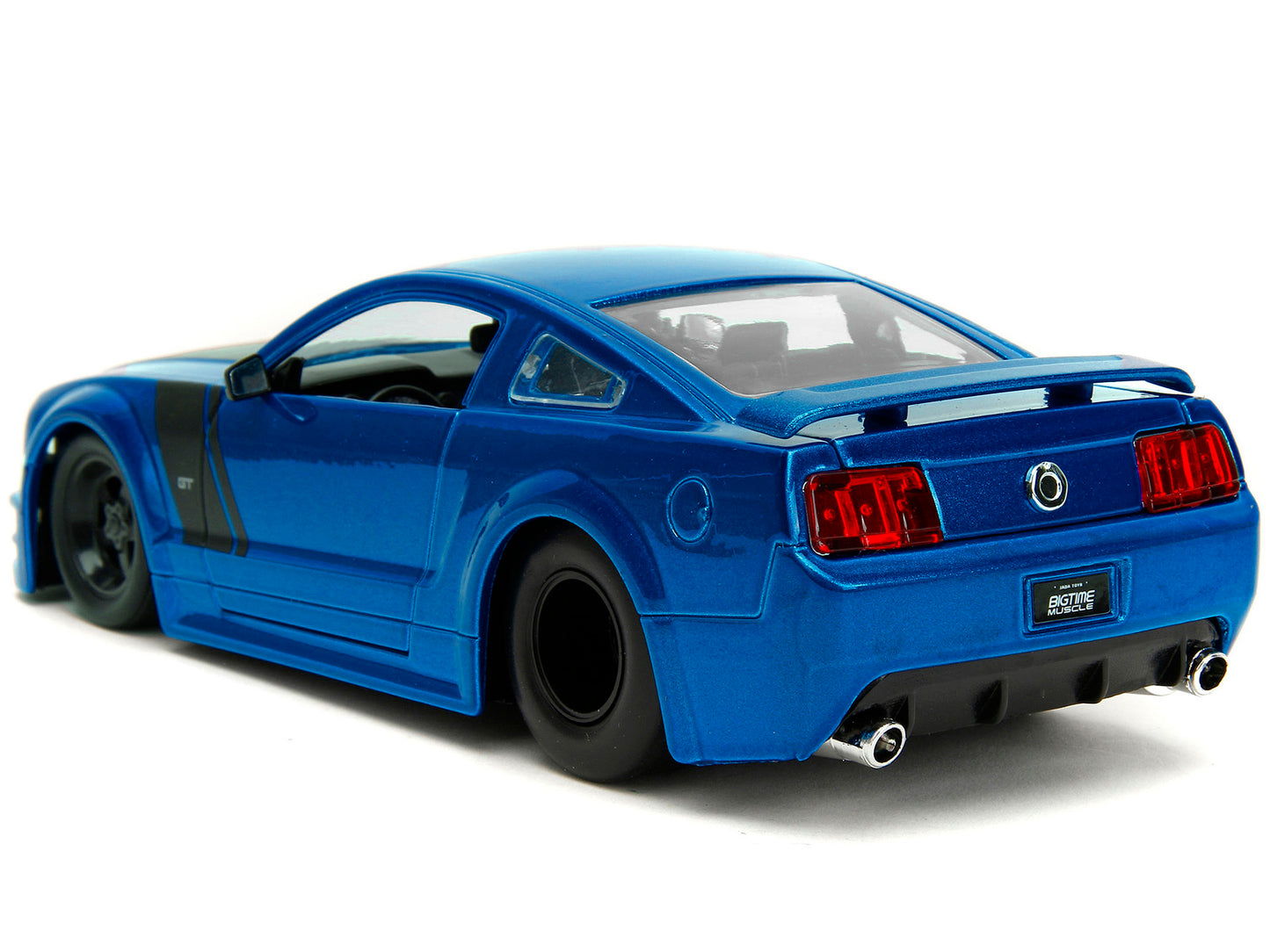 2006 Ford Mustang GT Blue Metallic with Matt Black Hood and