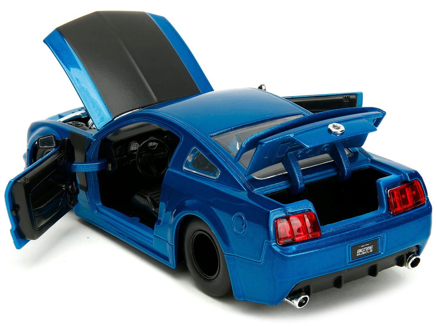 2006 Ford Mustang GT Blue Metallic with Matt Black Hood and