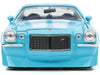 1971 Chevrolet Camaro Z/28 Light Blue with White Stripes "Bigtime Muscle" Series 1/24 Diecast Model Car by Jada - Premium Chevrolet Models from Jada - Just $45.99! Shop now at Rapidvehicles