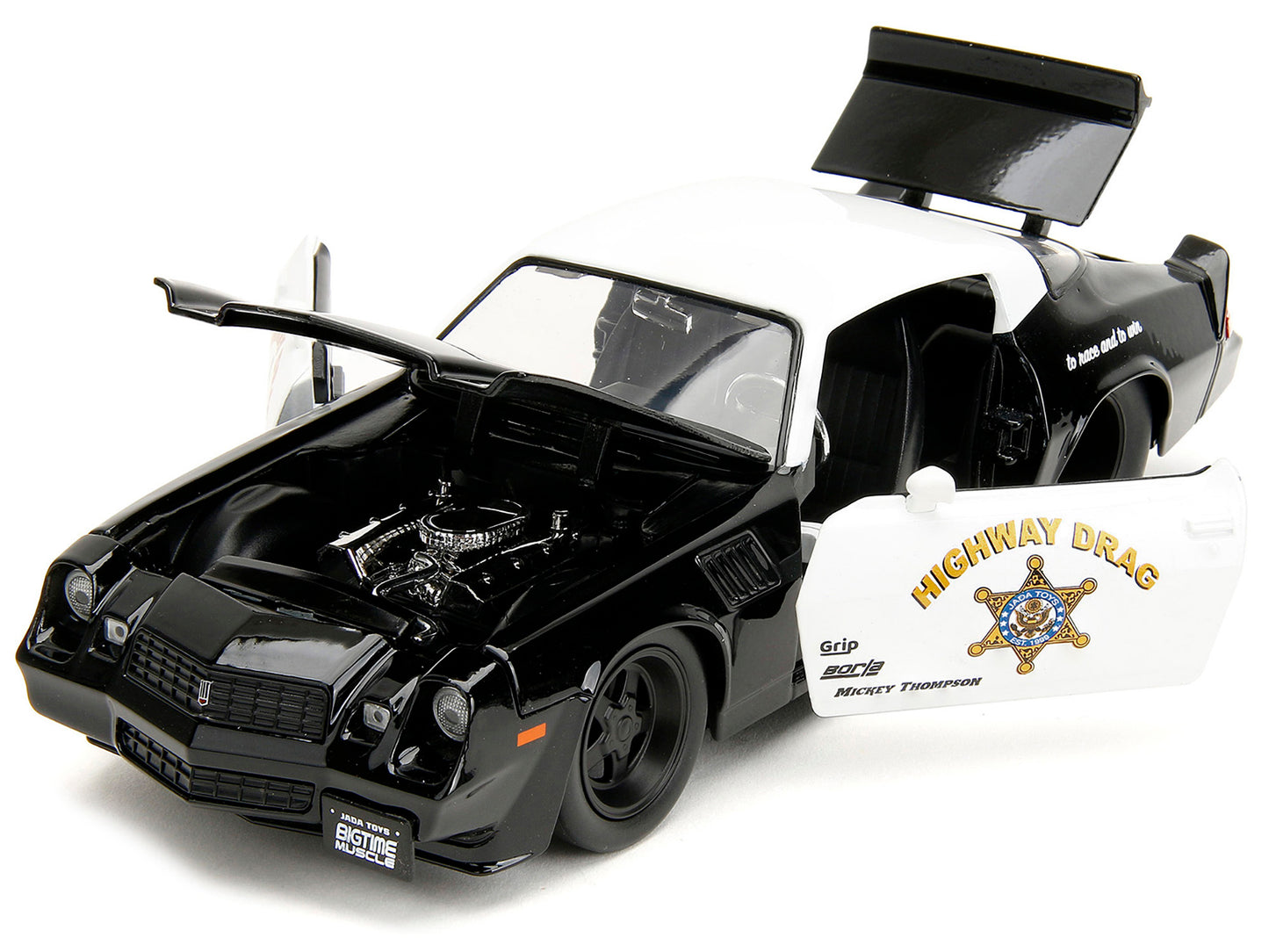 1979 Chevrolet Camaro Z28 Police Black and White "Highway Drag"