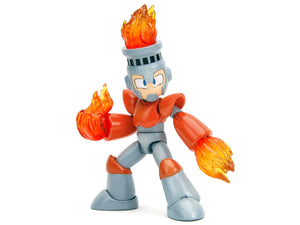 Fire Man 5.5" Moveable Figure with Accessories and Alternate Head and Hands "Mega Man" (1987) Video Game model by Jada - Premium Figures from Jada - Just $34.99! Shop now at Rapidvehicles