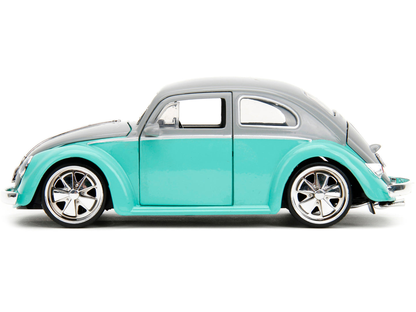 1959 Volkswagen Beetle Gray and Light Blue "Punch Buggy" Series