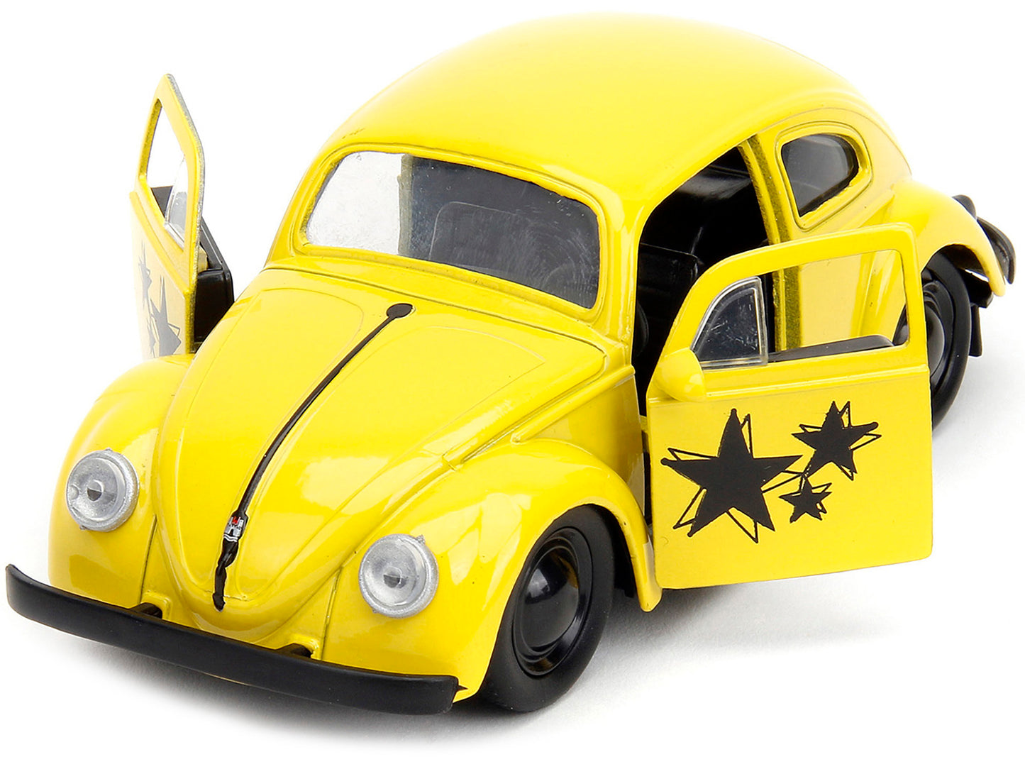 1959 Volkswagen Beetle Yellow with Black Graphics and Boxing