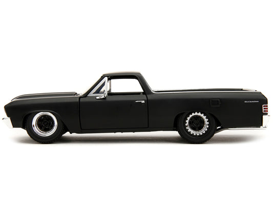 1967 Chevrolet El Camino Matt Black "Fast & Furious" Series 1/24 - Premium Fast & Furious Models from Jada - Just $53.09! Shop now at Rapidvehicles