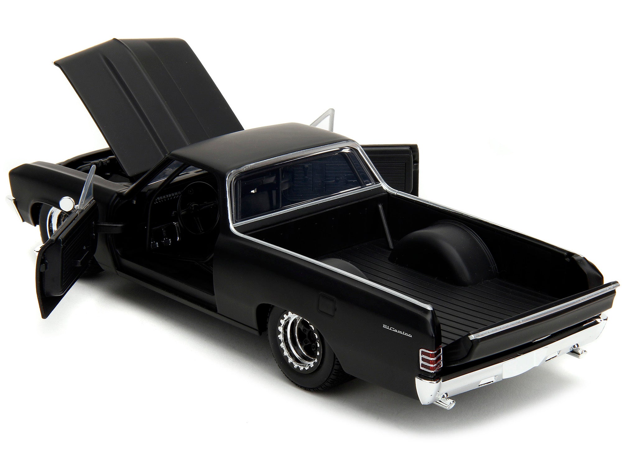 1967 Chevrolet El Camino Matt Black "Fast & Furious" Series 1/24 Diecast Model Car by Jada - Premium Fast & Furious Models from Jada - Just $48.99! Shop now at Rapidvehicles