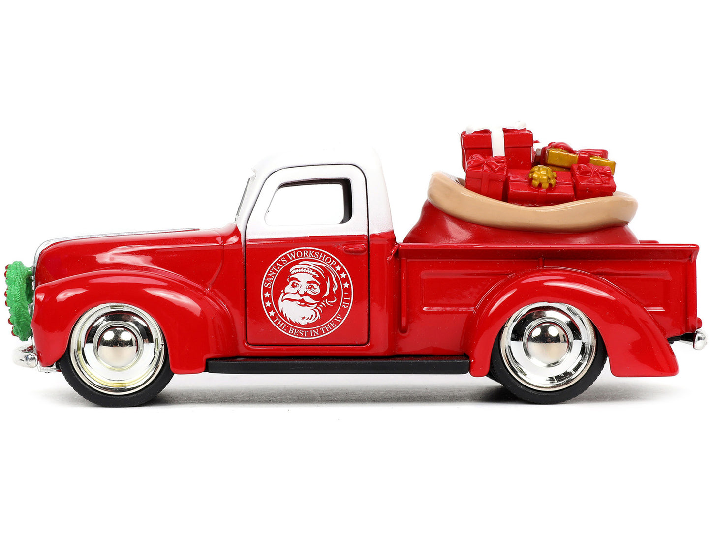 1941 Ford Pickup Truck Red and White "Santa's Workshop" and 1957 - Premium Ford Models from Jada - Just $51.29! Shop now at Rapidvehicles