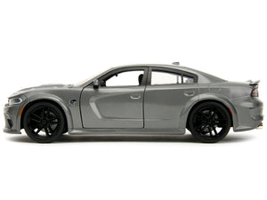 2021 Dodge Charger SRT Hellcat Gray Metallic "Fast X" (2023) Movie "Fast & Furious" Series 1/24 Diecast Model Car by Jada - Premium Fast & Furious Models from Jada - Just $43.99! Shop now at Rapidvehicles