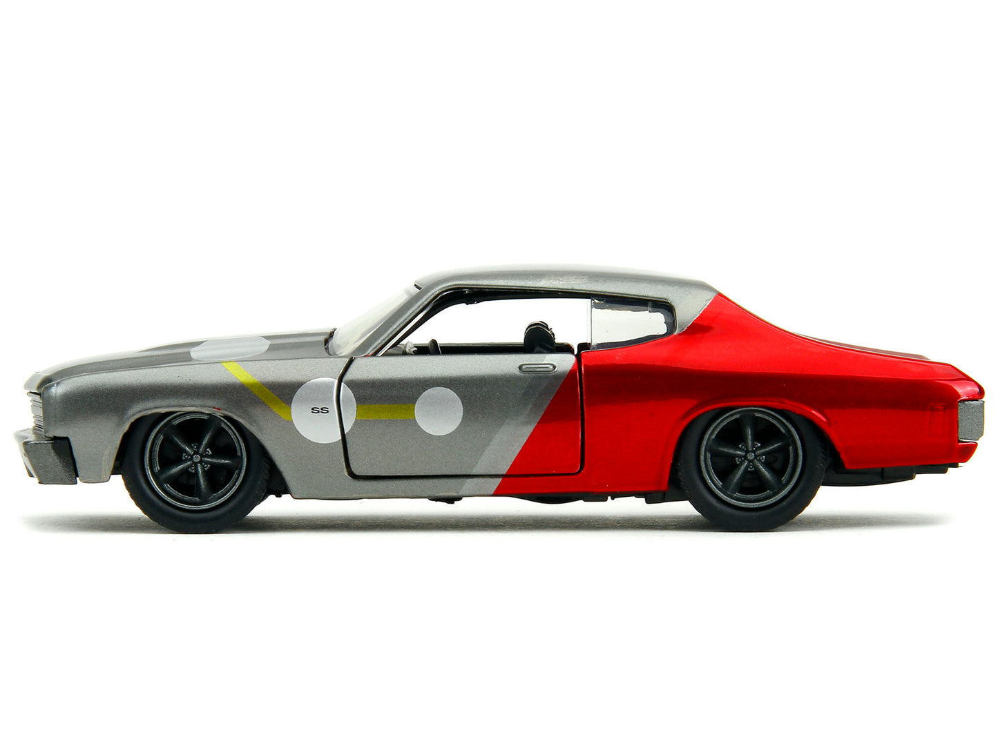 1970 Chevrolet Chevelle SS Gray Metallic and Red Metallic with - Premium Movie/TV Series Models from Jada - Just $32.39! Shop now at Rapidvehicles