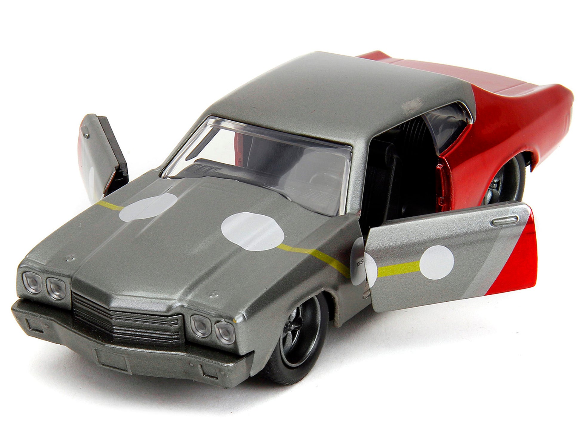 1970 Chevrolet Chevelle SS Gray Metallic and Red Metallic with - Premium Movie/TV Series Models from Jada - Just $32.39! Shop now at Rapidvehicles