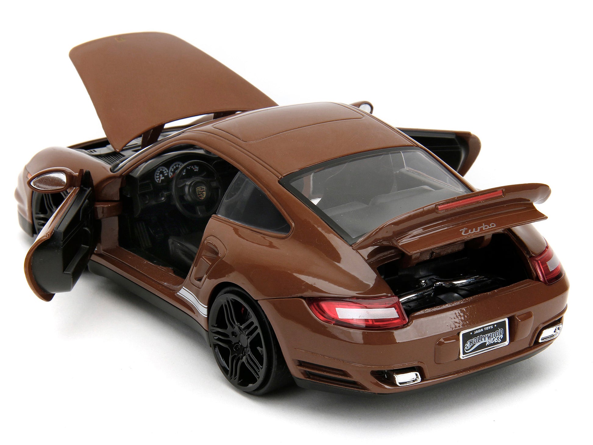 Porsche 911 Turbo Brown and Brown M&M Diecast Figure "M&M's" - Premium Porsche Models from Jada - Just $59.99! Shop now at Rapidvehicles