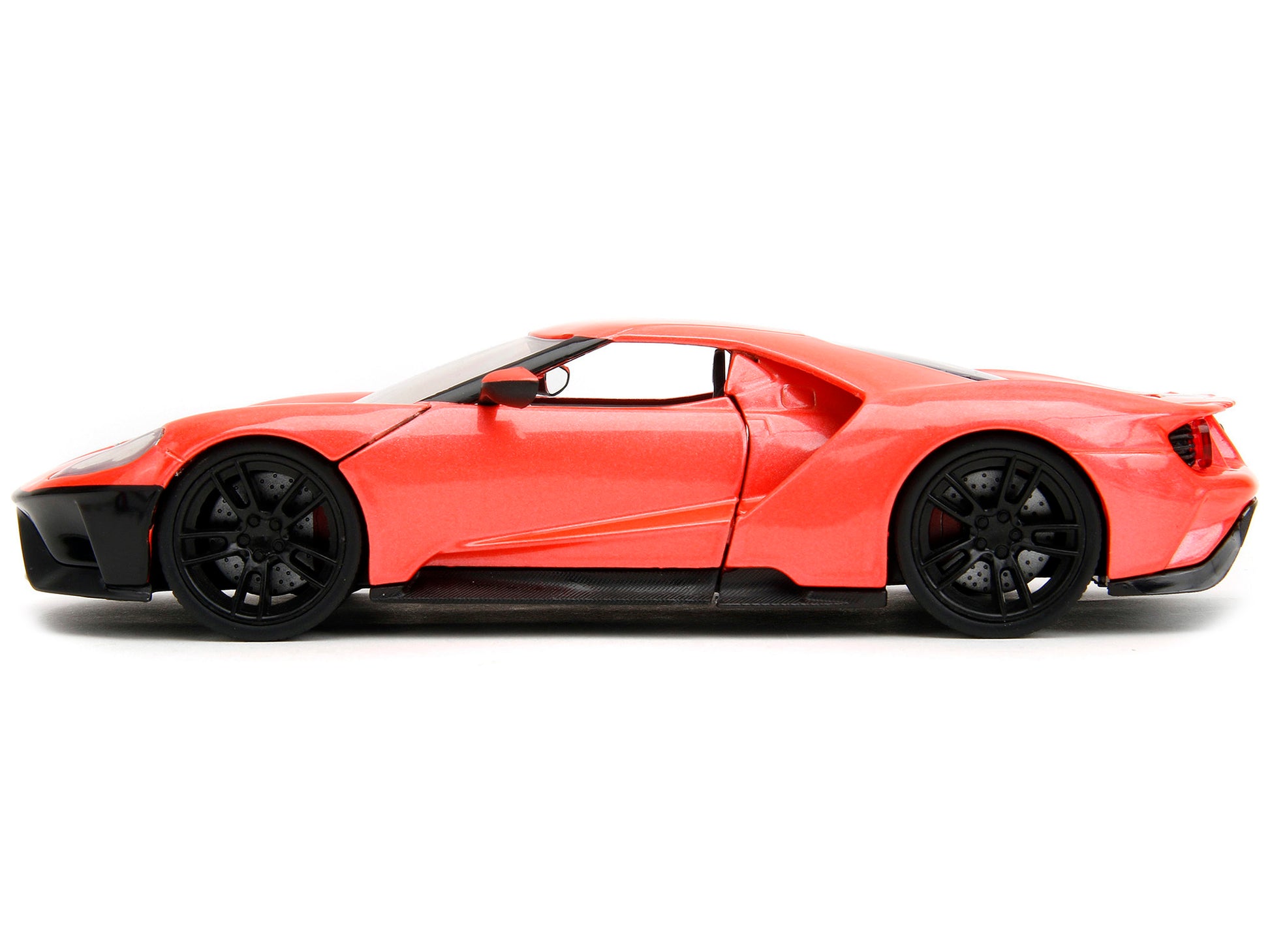 2017 Ford GT Light Red Metallic with Black Stripe "Pink Slips" - Premium Ford Models from Jada - Just $62.99! Shop now at Rapidvehicles