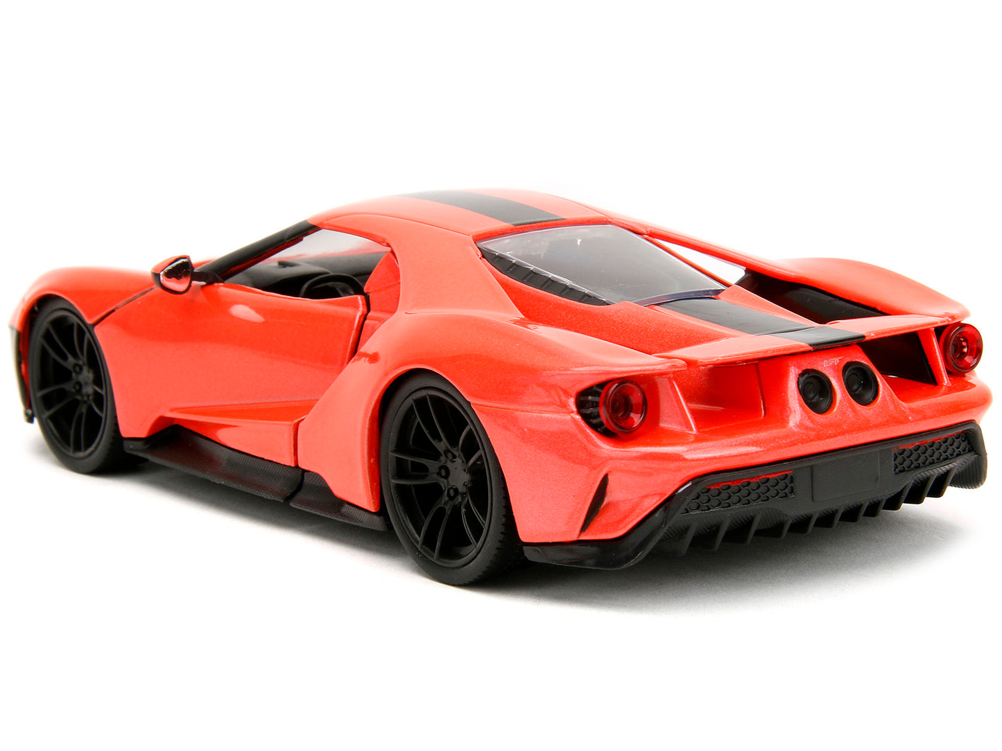 2017 Ford GT Light Red Metallic with Black Stripe "Pink Slips" - Premium Ford Models from Jada - Just $62.99! Shop now at Rapidvehicles