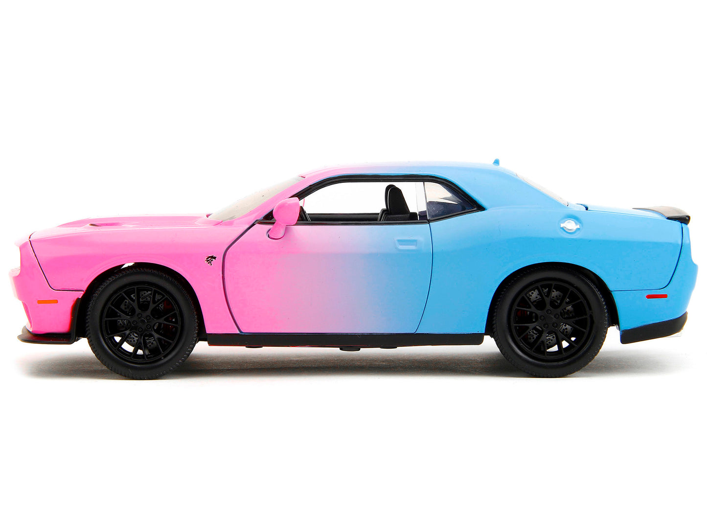 2015 Dodge Challenger SRT Hellcat Pink and Blue "Pink Slips" - Premium Dodge Models from Jada - Just $62.99! Shop now at Rapidvehicles