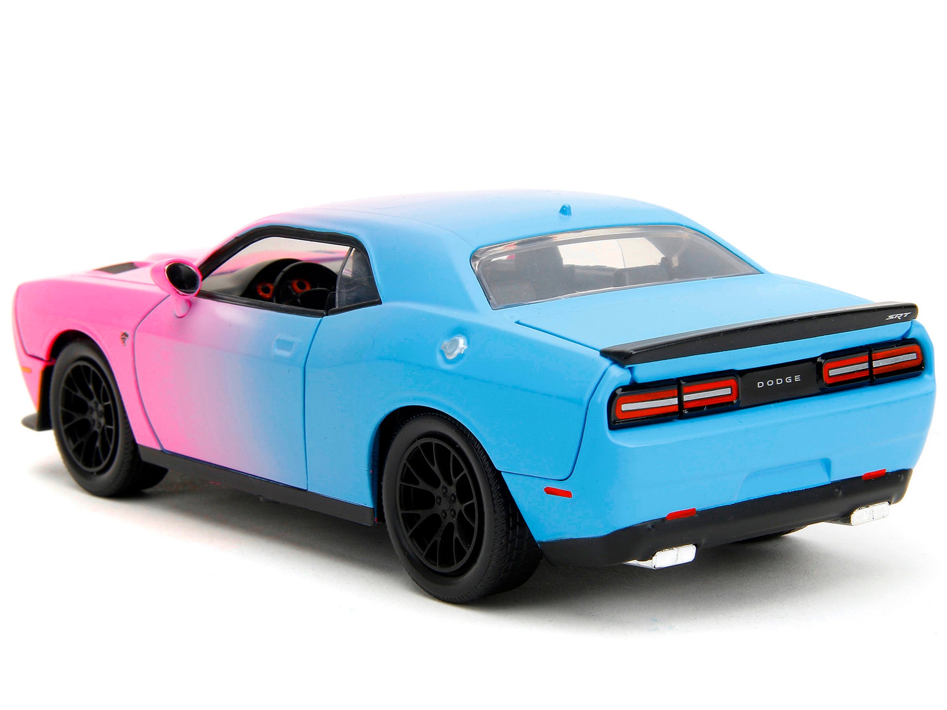 2015 Dodge Challenger SRT Hellcat Pink and Blue "Pink Slips" - Premium Dodge Models from Jada - Just $62.99! Shop now at Rapidvehicles