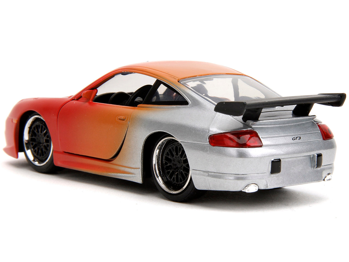 Porsche 911 GT3 RS Matt Orange and Silver Metallic "Pink Slips"