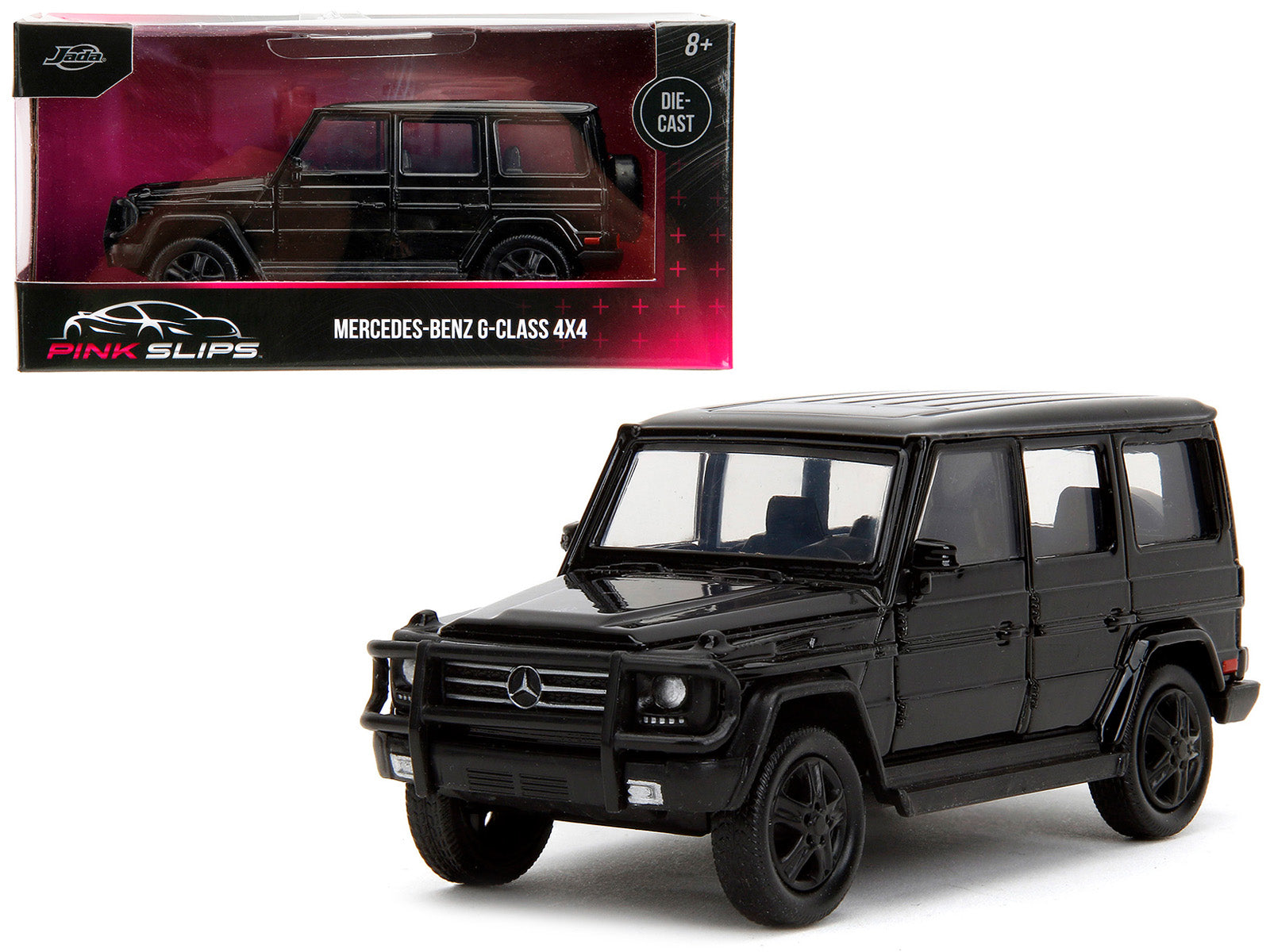 Mercedes-Benz G-Class 4x4 Black "Pink Slips" Series 1/32 Diecast Model Car by Jada free shipping USA