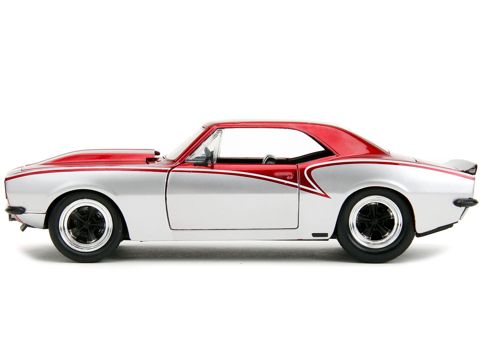 1967 Chevrolet Camaro Candy Red and Silver Metallic "Bigtime Muscle" Series 1/24 Diecast Model Car by Jada - Premium Chevrolet Models from Jada - Just $56.38! Shop now at Rapidvehicles