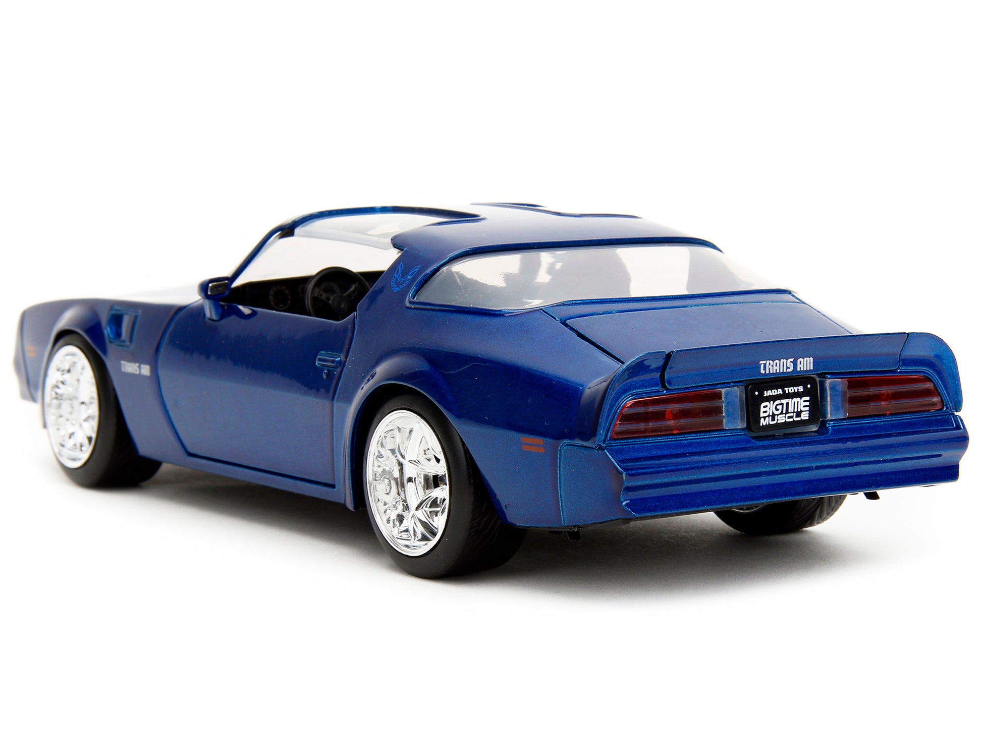 1977 Pontiac Firebird Trans Am Blue Metallic "Bigtime Muscle" - Premium Pontiac Models from Jada - Just $62.09! Shop now at Rapidvehicles